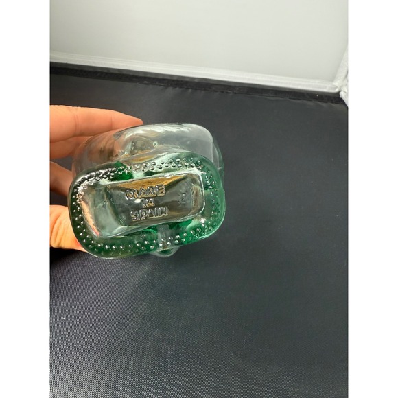 Heart Shaped Glass Bottle Jar with Cork Stopper Made in Spain Decorative vase - Picture 4 of 7